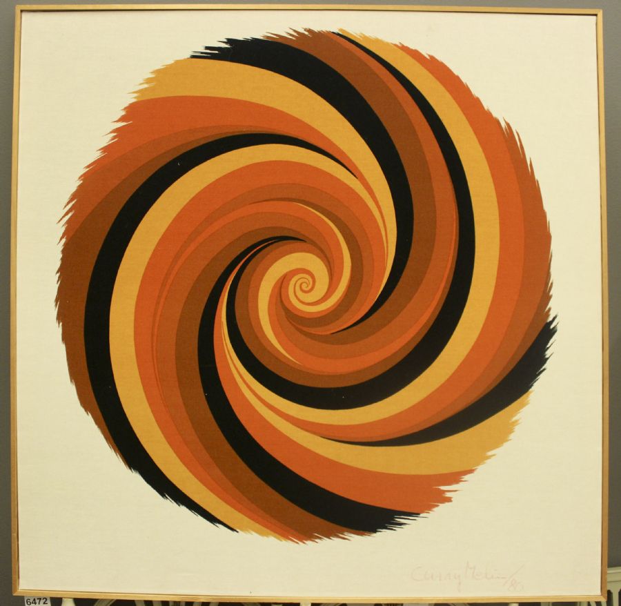 Strömma Sweden Hurricane by Curry Melin CURRY MELIN. A canvas, “Hurricane”, Stromma, 1970s. Carpets